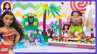 LEGO Disney Moana's Ocean Voyage Build Review Silly Play - Kids Toys