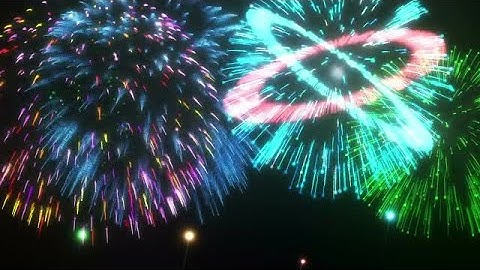 Stunning Beautiful Festive Fireworks Stock Motion Graphics