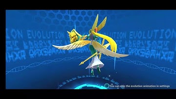 Digimon- Angewomon Digivolves to Ophanimon