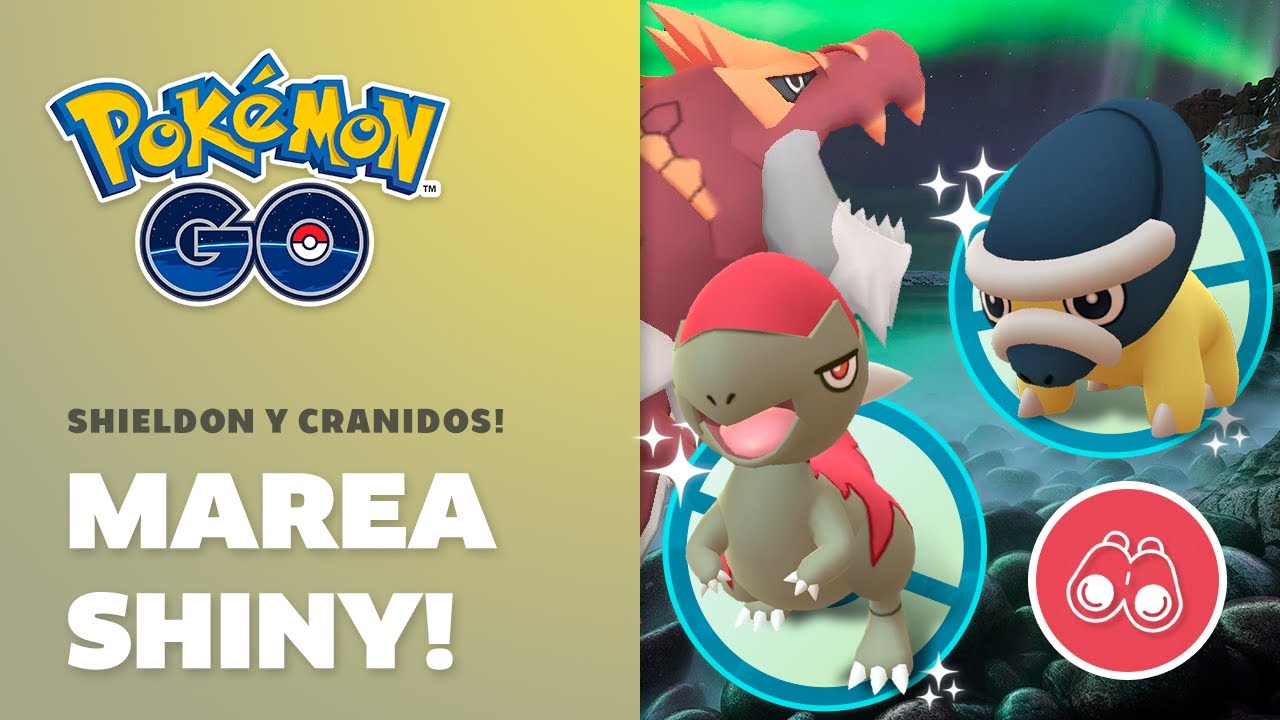 Pokémon Go - Novas evoluções do jogo - Shieldon, Cranidos