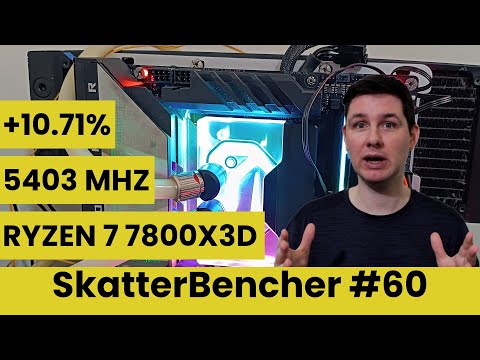 Ryzen 7 7800X3D Undervolt & Overclock to 5403 MHz With ROG Crosshair X670E Hero | SkatterBencher #60