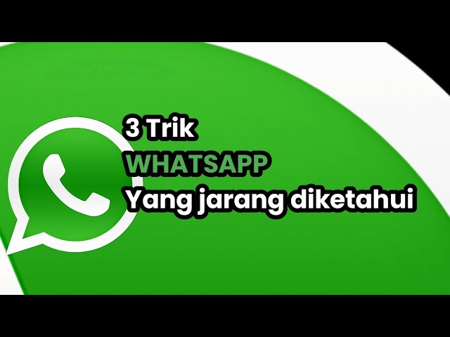 3 Trik Whatsapp Yang Jarang Diketahui class=