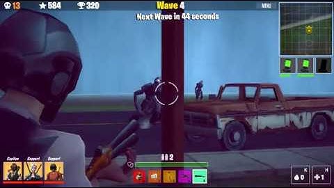 Game similar Battle Royale created Unity3d - mode Zombie