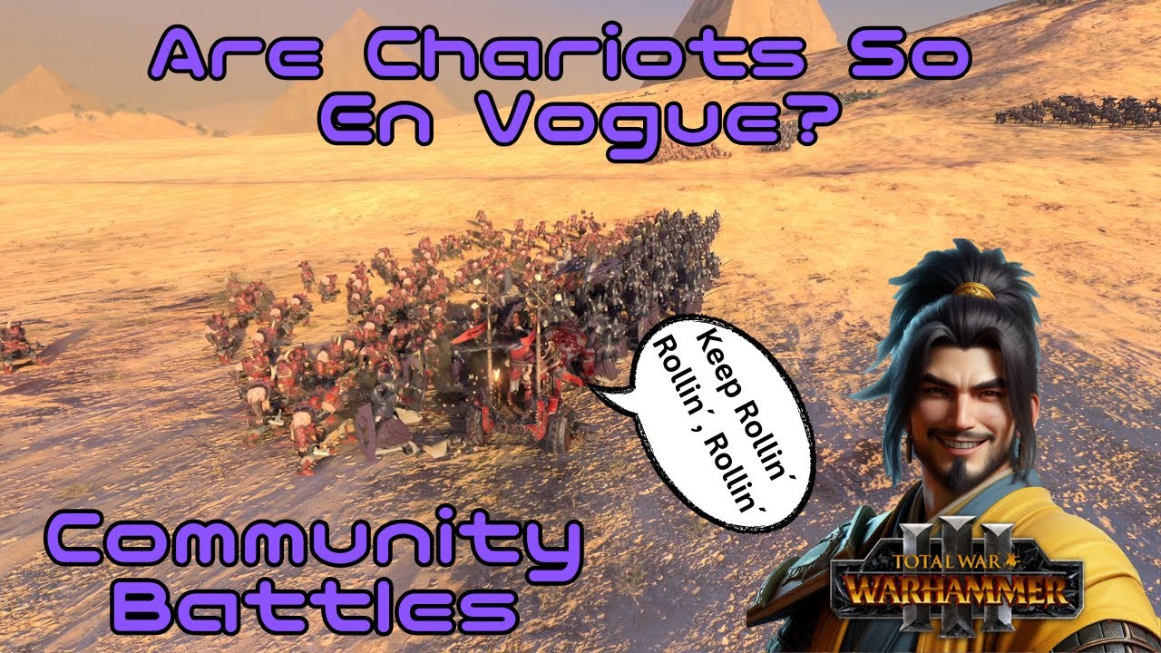 Community Battles  --- Khorne VS Vampire Coast / Dark Elves --- Warhammer 3 Battles