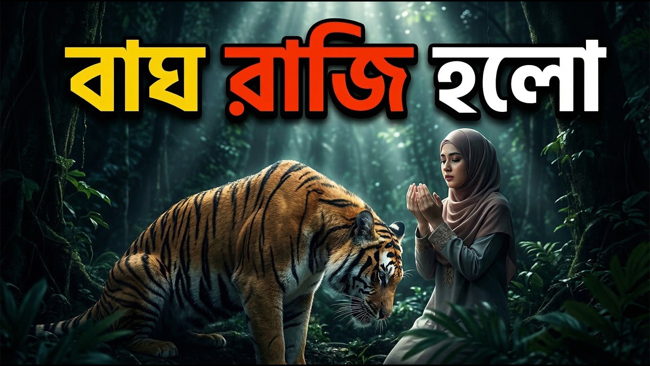 মা ফাতেমা রাঃ এর দোয়া ও অলৌকিক ঘটনা | বোনের বাঘ রাজি হলো! #IslamicStory #ফাতেমার_দোয়া