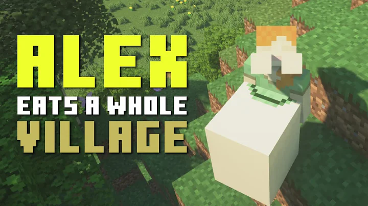 Minecraft Vore: Alex eats a whole village