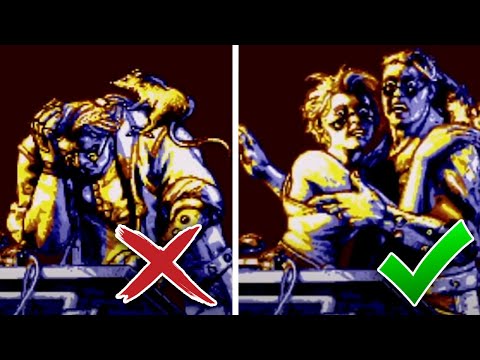 Видео: Разные (альтернативные) концовки в играх на приставке Sega Mega Drive 2
