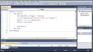 Visual Basic Tutorial   24   Select Case   YouTube