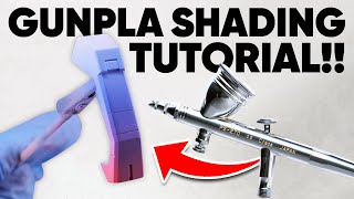 How to Shade GUNPLA using an Airbrush | Pre-Shading, Highlights, Post Shading and A SECRET HACK