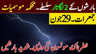 Weather update today |29 June |Stormy Rains Hailstorm & Gust winds expected |Pakistan Weather update screenshot 5
