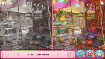 Manor Matters hidden objects #57 Market - hard level - find 13 differences failed in 1 again