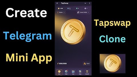 Create Telegram Mini App Like Tapswap