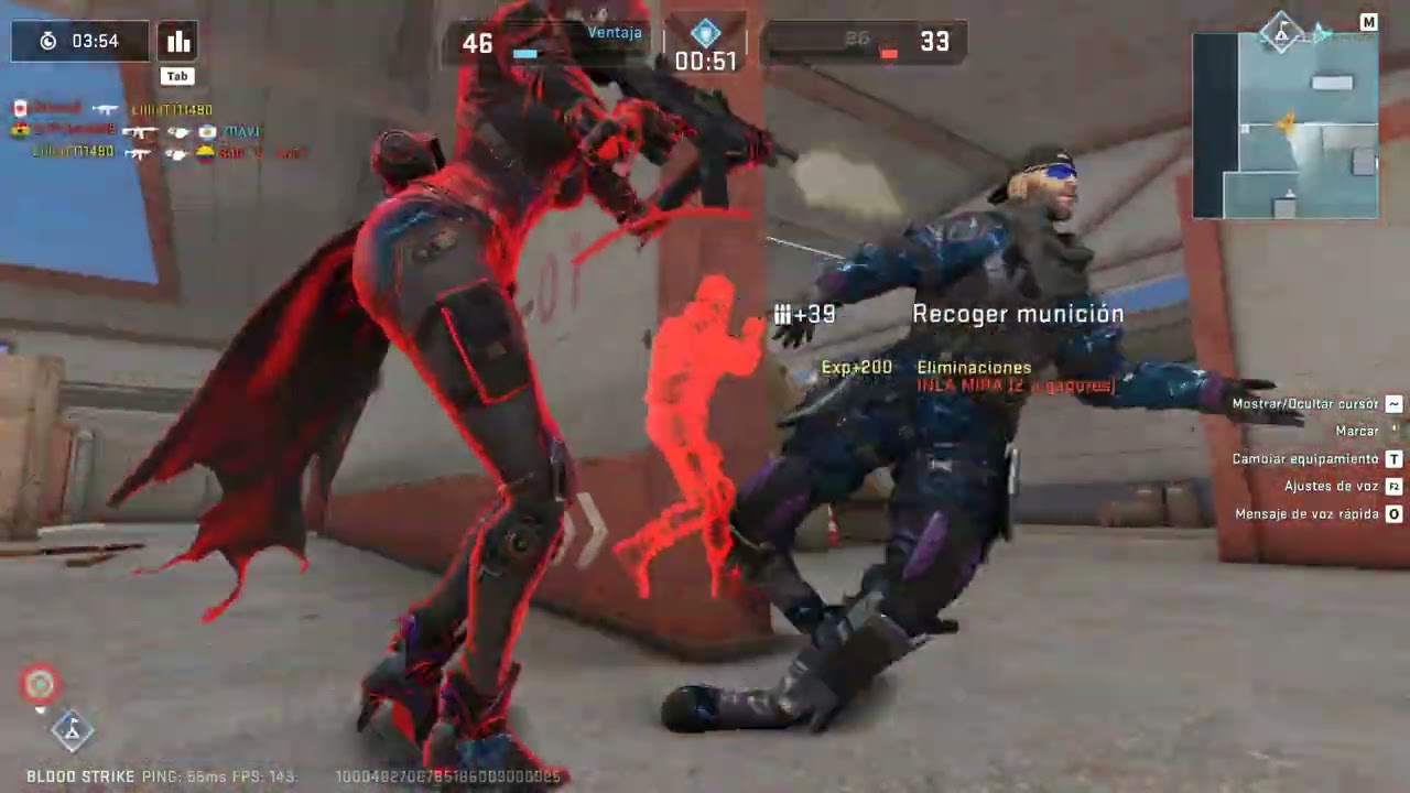 🔥 LA PARTIDA MÁS INSANA DE BLOOD STRIKE 🔥 Blood strike, fp, online, kill