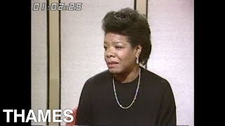 Maya Angelou interview | Civil Rights | Afternoon plus | 1984