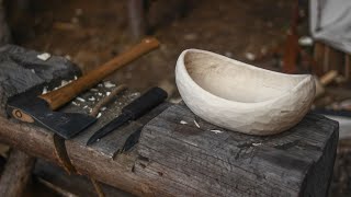 How to make a bowl - wood carving skills - DIY