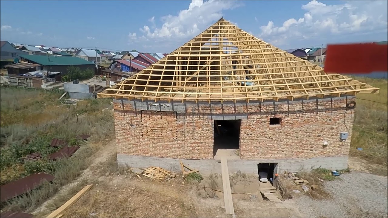 МПС Алматы. Утепление \"каменной\" ватой крыши и монтаж кровли ...