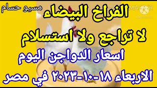 اسعار الفراخ البيضاء اليوم اسعار الدواجن اليوم الاربعاء ١٨-١٠-٢٠٢٣ في مصر