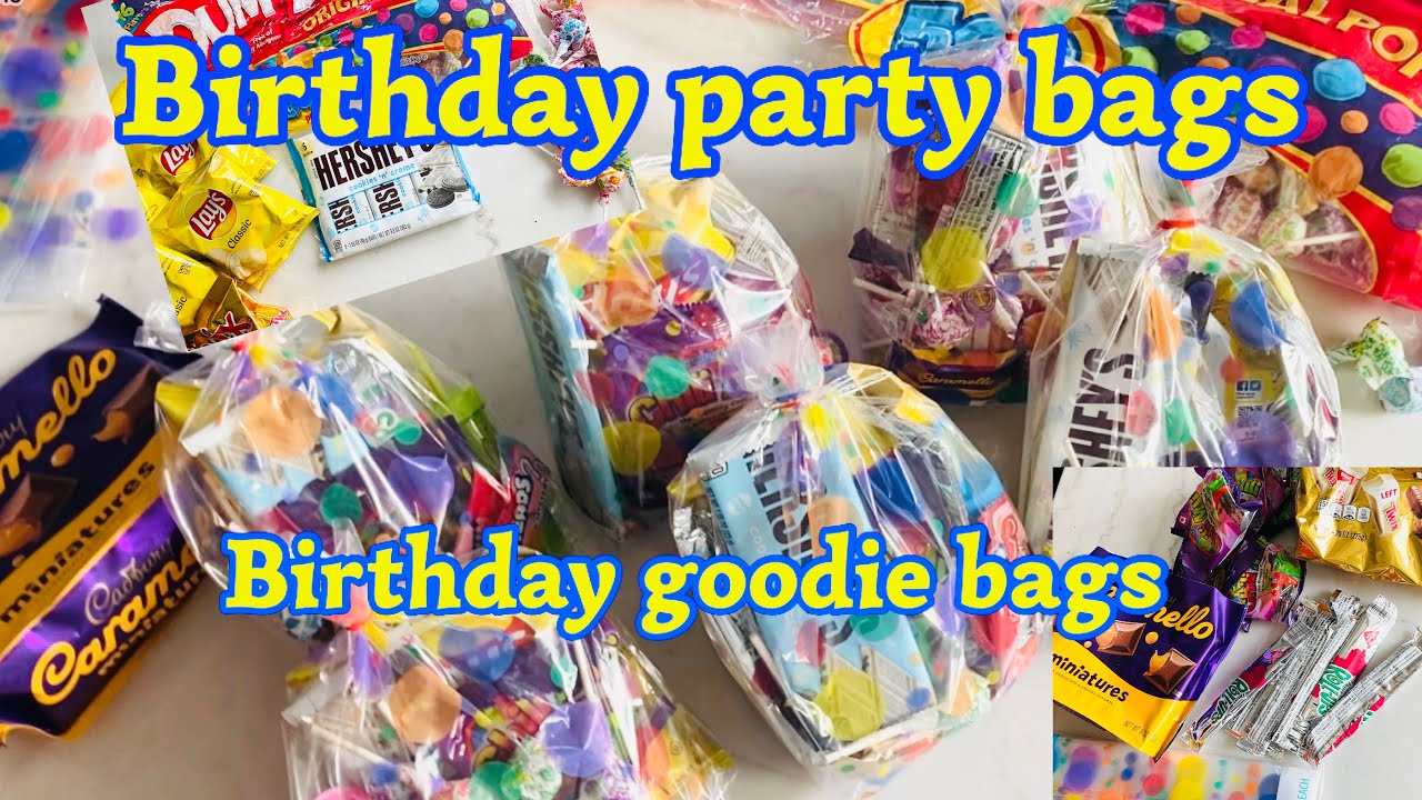 Buy Birthday Goodie Bag Card , Editable Card , Pastel Birthday Favor Tags,  Sweets Goodie Bag Card INSTANT DOWNLOAD Online in India - Etsy