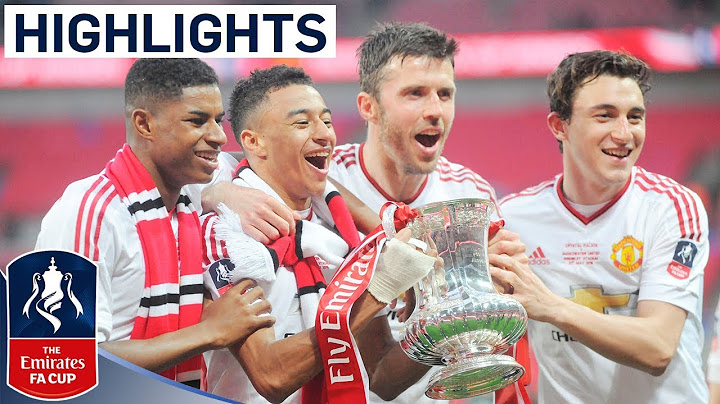 Crystal Palace 1-2 Manchester United (2015/16 Emirates FA Cup Final) | Goals & Highlights