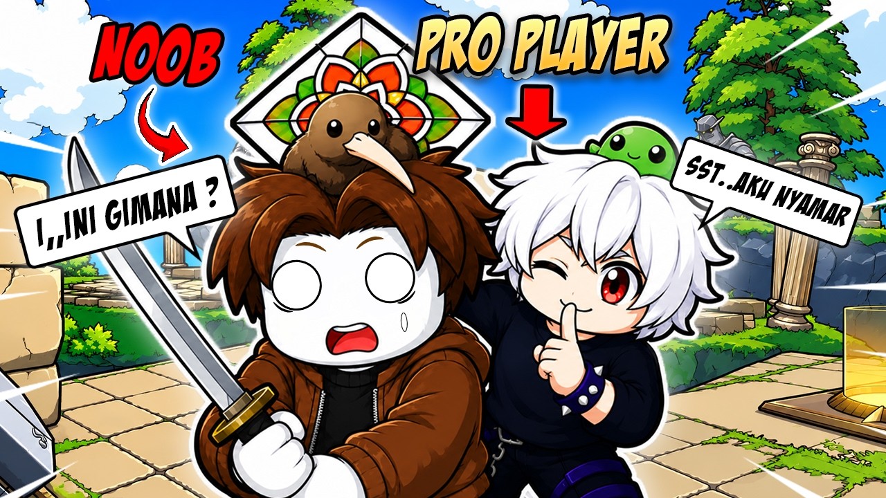 Aku NYAMAR Jadi NOOB, Tapi Mereka NGGAK SADAR!! | ROBLOX