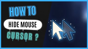 How to Hide the Mouse Cursor in Unity
