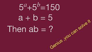 Math Olympiad,find the value ab,by 5 power of a,math games,magic math ,algebra.Genius,can solve screenshot 4