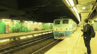 [HD] The Northbound Z802 (Kowloon to GuangZhou) SS8 0173 + 25T at Mong Kok Station