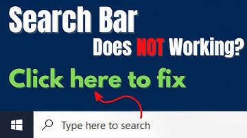 SEARCH NOT WORKING WINDOWS 10/11 FIXED 100%