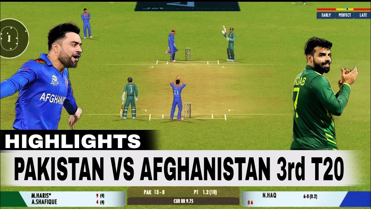 Pakistan Vs Afghanistan 3rd T20 Full Highlights 2023 | Pak Vs Afg Real ...