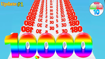 Number Master run and merge 🆚 grinder run 3d 2048 Android Gameplay part 34