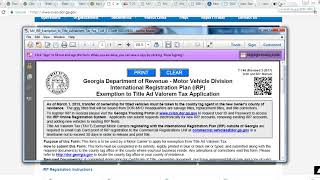How to Apply for Your IRP Account Base Plates