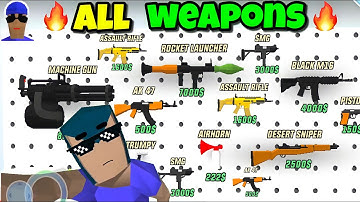 Dude Theft Wars All POWERFUL Weapons Full Unlocked Android Gameplay Walkthrough Part 211