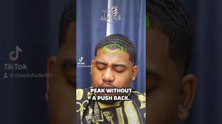 How To Line Up A WIDOWS PEAK 😱 Without Pushing Back Hairline #barber #hairstyle #viral #hairstyles Lining Up A Widow S Peak Without A Pushback