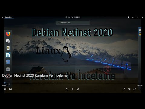 Debian Netinst 2020 Kurulum Ve İnceleme / VMware Workstation Pro(🟢)