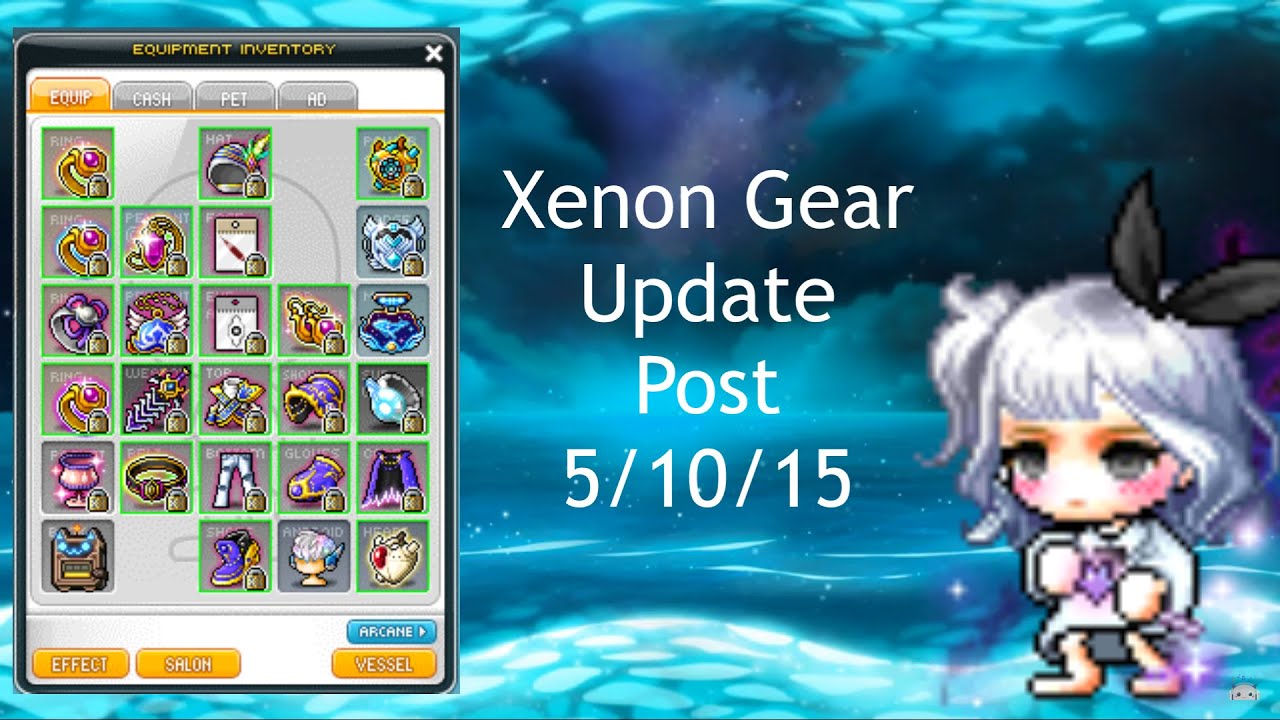 MapleStory Xenon Gear Update Post Arcanes and 5/10/15 (Reboot