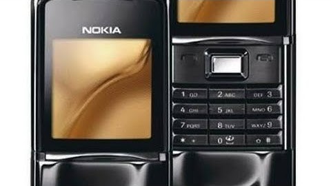 Hướng dẫn lấy lại security code của nokia 8800 sirocco