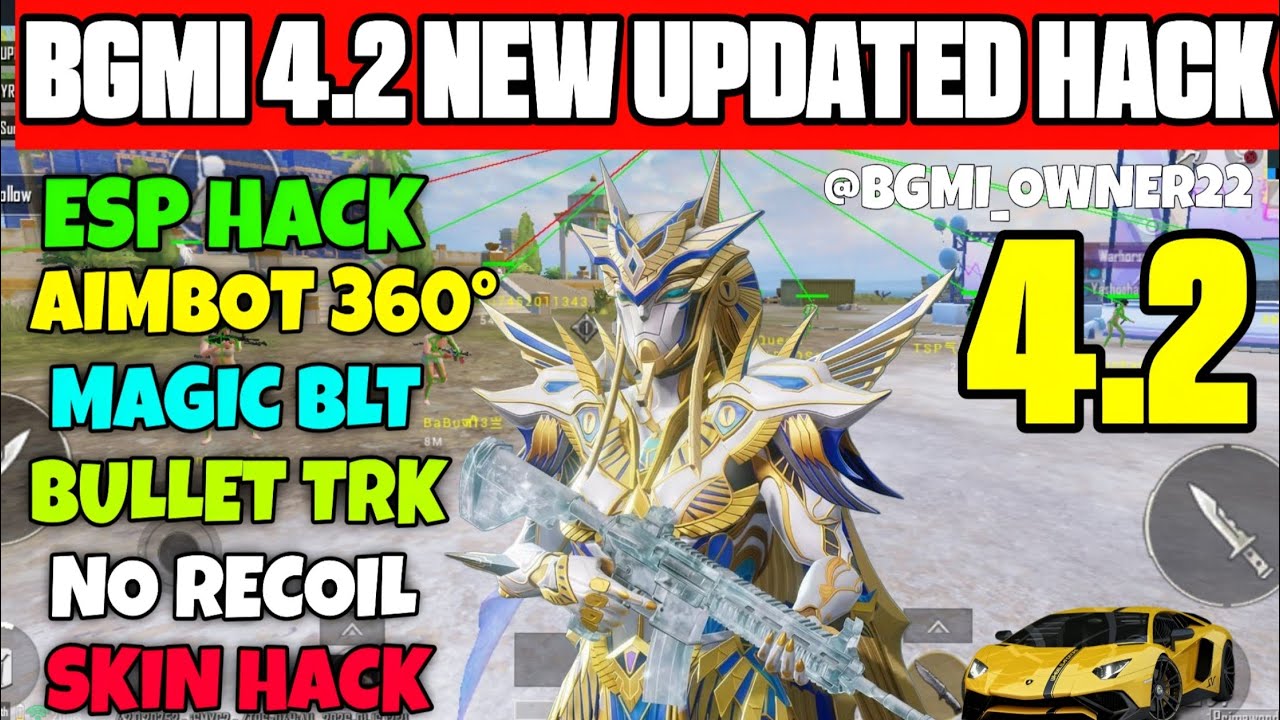BGMI HACK 4.2 | BGMI 4.2 MOD APK | BGMI ESP HACK | BGMI NEW HACK TODAY | HOW TO HACK BGMI HACK 