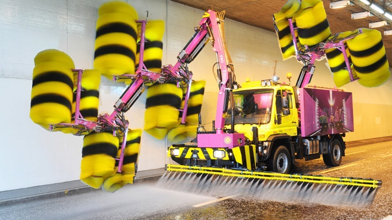 World Coolest Special Mega Machines Heavy Equipment Tunnel Cleaning, Road Plow