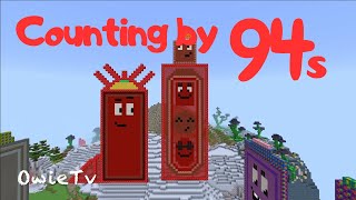 Counting by 94s Song | Minecraft Numberblocks Counting Song | Skip Counting Song for Kids