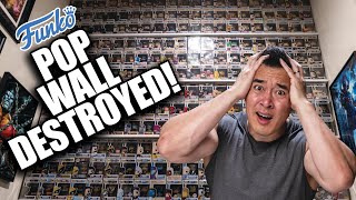 I Messed Up My FUNKO POP WALL So I DESTROYED IT!!!