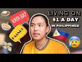 LIVING on $1 FOR A DAY in PHILIPPINES |₱51 SA BUONG ARAW!! KAYA BA?