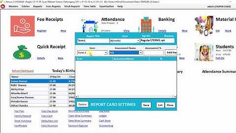 i Genius 2 0 How to Print Students Progress Report Card as per School Board