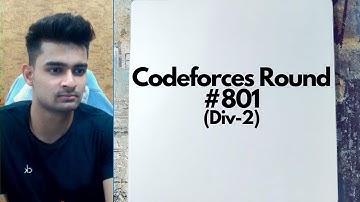 Codeforces Round 801 (Div-2) | Solutions