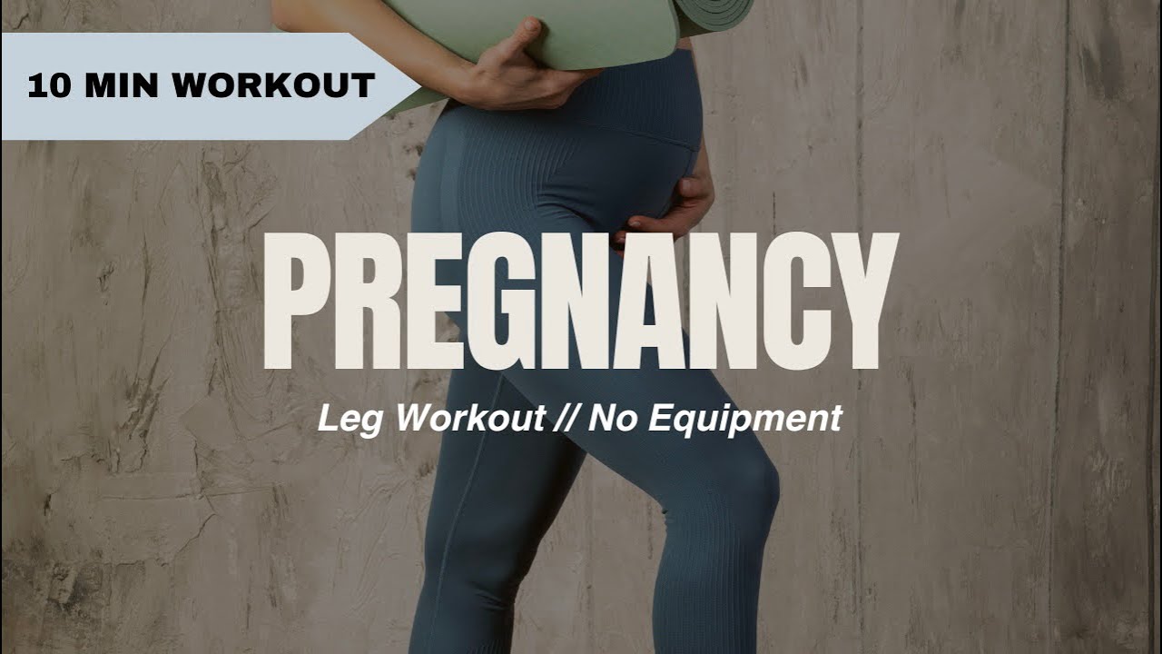 10 Min At-Home Leg Workout || No Equipment - YouTube