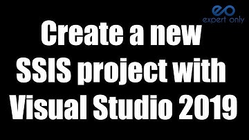 How to create an SSIS project and package with Visual Studio?