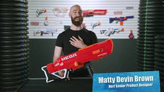 Nerf Mega Thunderhawk Official Short-Behind The Blaster