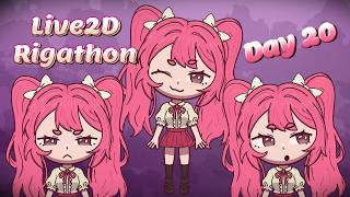 【Live2D Rigathon】5th Submission | Head Angles Polish & Hair Physics
