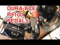 DURA-ACE R9100 SPD-SL PEDALS, for the SPECIALIZED TARMAC upgraded from EXUSTAR unboxing and fitting