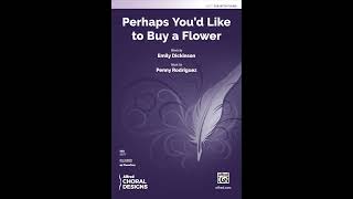 Perhaps Youd Like to Buy a Flower (SSA), by Penny Rodriguez
For more information, or to purchase, go to https://bit.ly/4tK04pe
Perhaps Youd Like to Buy a Flower
Words by Emily Dickinson, music by Penny Rodriguez
Item: 00-52177
Voicing: SSA
Alfred Choral Designs
Available: SSA
Perfect for developing or smaller SSA groups, this melodic metaphor offers many opportunities to build tone, encourage legato singing, and plant the seeds of musicality. Unison and two-part sonorities blossom into three-part triads at high points. Singers of any age will appreciate Emily Dickinsons words, which emphasize that natures beauty isnt for sale, but can only be borrowed for a fleeting moment.
Subscribe to Alfred Musics Choral Channel: https://youtube.com/alfredmusicchoral
Like Us on Facebook: https://www.facebook.com/alfredmusicpublishing/
Follow Us on Instagram: @alfred_music
Tweet Us at: @alfredmusic
Since 1922, Alfred Music has been dedicated to helping people learn, teach, and play music. Alfred Music currently has over 150,000 active titles, representing a wide range of well-known publications. Learn more at www.alfred.com. Perhaps Youd Like to Buy a Flower (SSA), by Penny Rodriguez