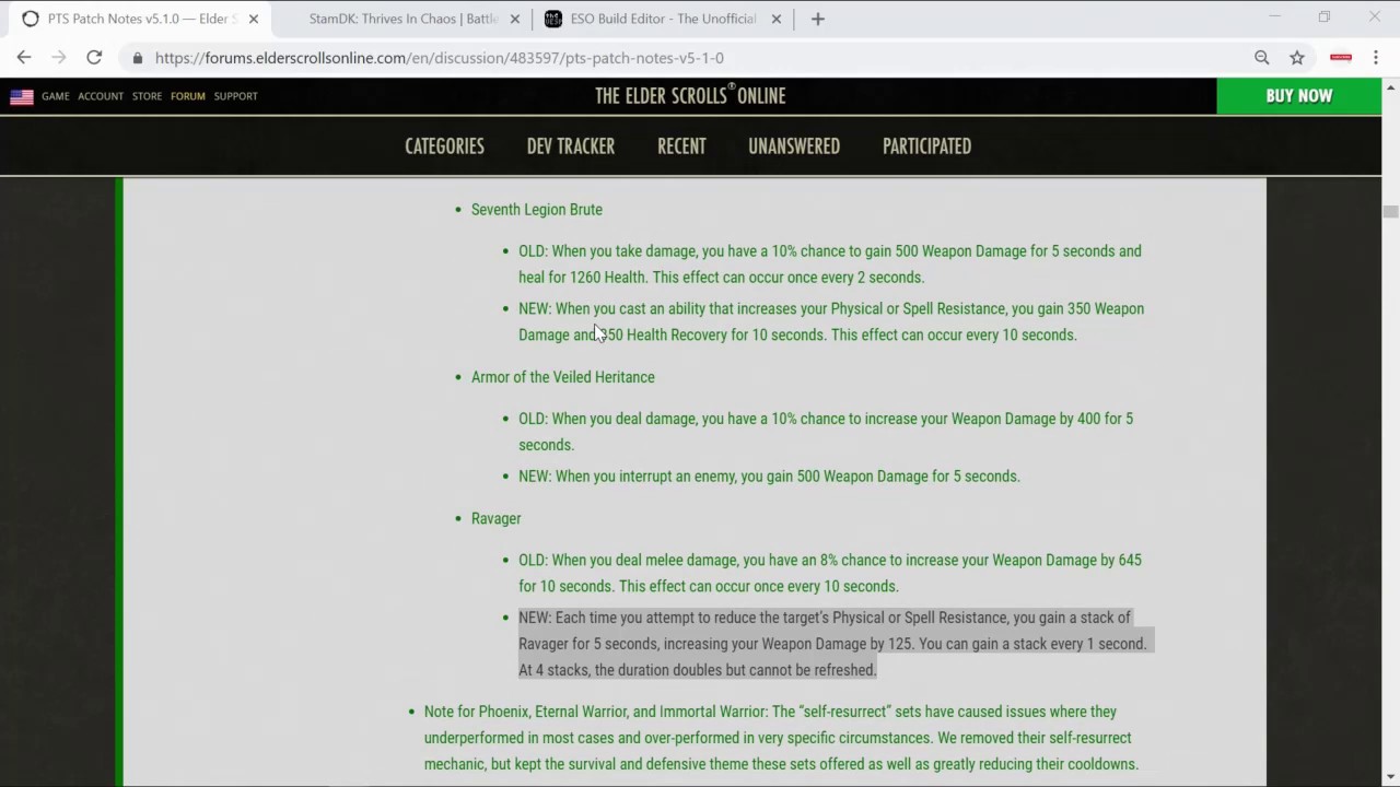 ESO 7th Legion got buffed... not nerfed Scalebreaker Patch notes